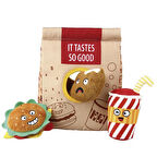 Peluş Fast Food Çantası Oyuncak