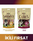 Reflex Köpek Ödül Maması 2 Lezzet 2x80gr (Strıps-Cubes)