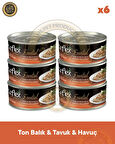 Reflex Plus Essential Kedi Ton Balıklı&Havuç&Tavuk 6X70gr