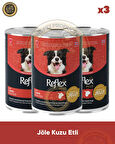  Reflex Plus Jöle İçinde Et Parçacıklı Kuzu Etli Yetişkin Köpek Maması 3X400gr