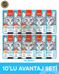 Wanpy Pouch Ton Balıklı Yaş Kedi Maması 10x70gr
