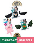 Meta Ball Penguen-Ördek-Ultrasonik Fil Oyuncak 3'lü Set