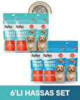 Reflex Pocket Treats 6'lı Köpek Ödül Maması Hassas Set 6x70gr