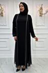 Amine Hüma Lavin Tesettür Abiye Siyah