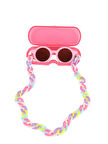 0-8 Yaş Cool Çocuk 3'Lü Set Güneş Gözlüğü Gözlük Kabı ve Gözlük Zinciri BNT3333