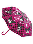 Koruma Kılıflı Lisanslı Pembe Kuromi Çocuk Şemsiyesi BNT159