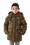 Erkek Çocuk Kapüşonlu Kalın Kışlık Mont 51335