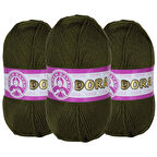 Ören Kadın Dora  El Örgü İpi Zeytin Yeşili 077 3lü