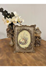 Klasik Hediyelik Çiçekli Çerçeve