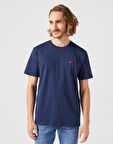 Bisiklet Yaka T-shirt Navy