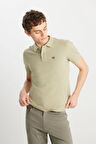 Erkek Regular Fit Polo T-shirt Tea Leaf