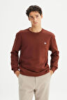 Erkek Small Logo Sweatshirt LuxBrown