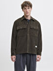 JPRBLUWILL CORDUROY L/S OVERSHIRT SN Olive