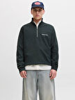 JORNORREBRO EMB SWEAT HIGH NECK NOOS Forest River