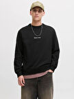 JORNORREBRO EMB SWEAT CREW NOOS Black