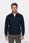 Selanik Half Zip Sweatshirt Navy