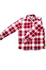 Kare Desenli Kırmızı Beyaz Renk Çocuk Oduncu Gömlek