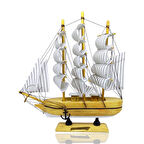 Büyük Boy Dekoratif Ahşap Gemi Model1