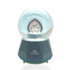 Müzikli Renk Değişiren Işıklı Kar Püskürtmeli Yüzük Kar Küresi