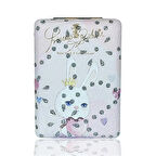 Dikdörtgen Yuvarlak Makyaj Aynası Sevmli Tavşan Pembe