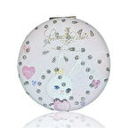 Yuvarlak Makyaj Aynası Sevmli Tavşan Pembe