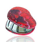 Kalp Makyaj Aynası Kalp Model Kırmızı