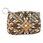 Bozuk Para Cüzdanı Anahtarlık Karışık Desenli Çok Renkli