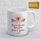 Kişiye Özel İsim Yazılabilir Sevgi Temalı Kupa Bardak