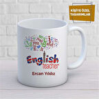 Kişiye Özel İsim Yazılabilir English Teacher Kupa Bardak