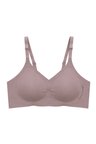 Seamless Bra - Alure | Kahverengi Lazer Kesim Balensiz Perfore Detaylı Dikişsiz Kadın Sütyen