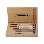 Turnus 250-570 Ahşap Kutu Saatçi Tornavida Takımı 6 Parça