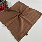 Bonjela Pliseli Bambu Eşarp Sütlü Kahve PBE0209