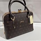 Armine Kadın Çanta Baskılı Kahve AR33903