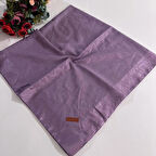 Bonjela Lento Eşarp Leopar Desen Lila LNT0214