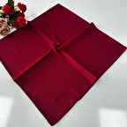 Miray Düz Kristal Krep Eşarp Bordo LTA0603