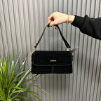 Armine Kadın Çanta Siyah-Süet  AR34706