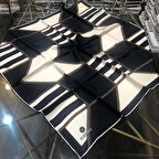 Vissona Twill İpek Eşarp Koyu Lacivert IPK1408