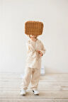 Erkek Çocuk Keten Pantolon Bej
