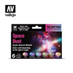 Vallejo 77091 6x17 ml. Space Dust, Shifter Serisi Model Boyası Seti