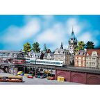 Faller 120487 1/87 Çift Hatlı Çelik Köprü Demonte Plastik Maketi