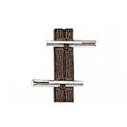 14040 1/22,5 NİKEL METAL DÜZ RAY- 41MM