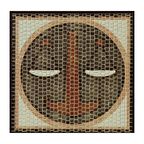 Domenech 2210 Terazi Burcu Simgesi, 20x20 Cm. Demonte Mozaik Taş Puzzle