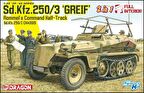 Dragon 6911 1/35 Ölçek Sd.Kfz.250/3 (Greif- Rommel's Command) Yarı Paletli Personel Taşıyıcı Plastik Model Kiti