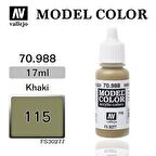 Vallejo 70988 17 ml. (115) Khaki-Matt, Model Color Serisi Model Boyası