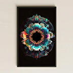 UV Baskılı Mandala Tablo - Derinliğin Gizemi