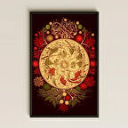 UV Baskılı Tablo - Doğanın Kırmızı Tonları