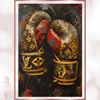 LV Boks Eldiveni - Lüks Sokak Stili Poster