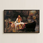 Waterhouse Shalott Leydisi UV Baskı Tablo