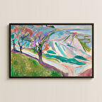 Gabriele Münter Murnau Manzarası UV Baskı Tablo