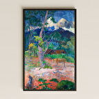 Pastoral Doğa Manzaralı UV Baskılı Gauguin Tablo